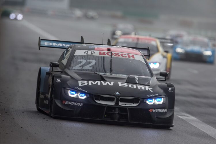 Auer passes Glock on last lap for BMW 1-2