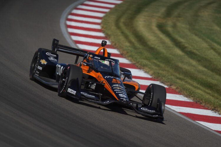 O’Ward tops Friday IndyCar practice at Gateway