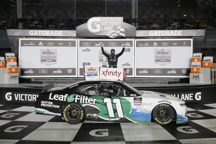 Justin Haley survives Kaulig Racing teammates’ last-lap wreck to win at Daytona