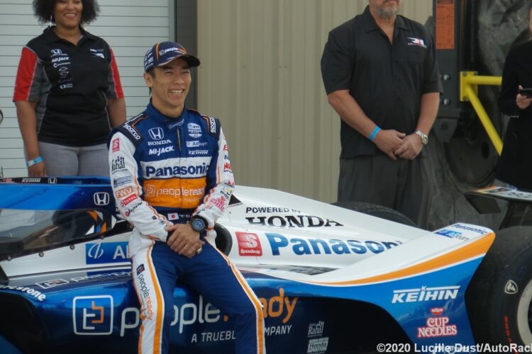 Indy 500 winner Sato visits Mi-Jack