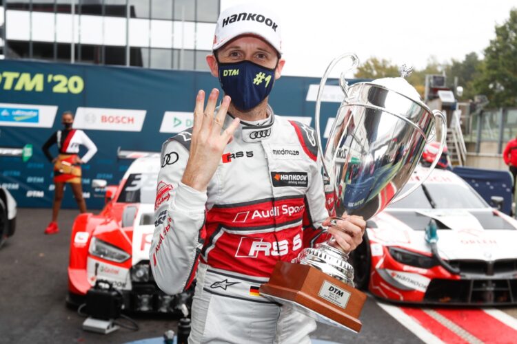 DTM: René Rast wins all four races at Zolder