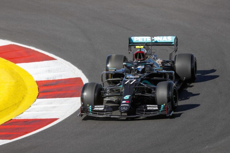 Bottas nips Hamilton in final Portuguese GP practice