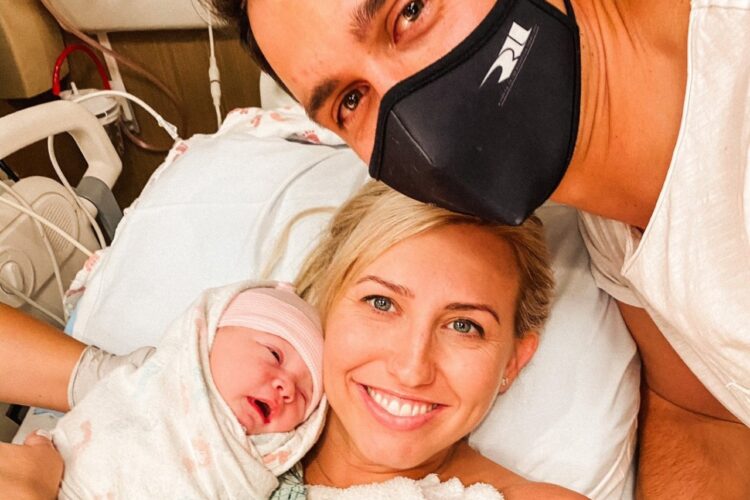 Courtney Force and Graham Rahal announce the birth of their daughter