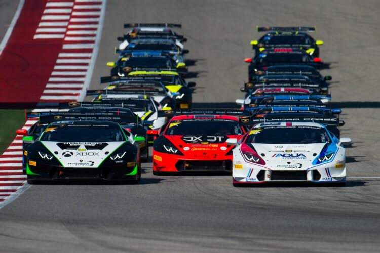 Lamborghini Super Trofeo North America Series Joins NASCAR Lineup at COTA