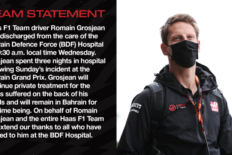 No green light for Grosjean’s return yet – Steiner