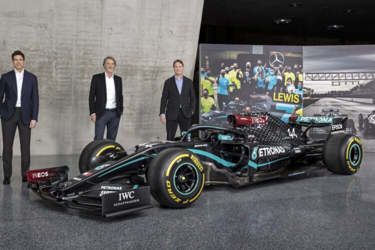 Mercedes F1 Team welcomes INEOS as a one 3rd equal shareholder alongside Daimler and Toto Wolff