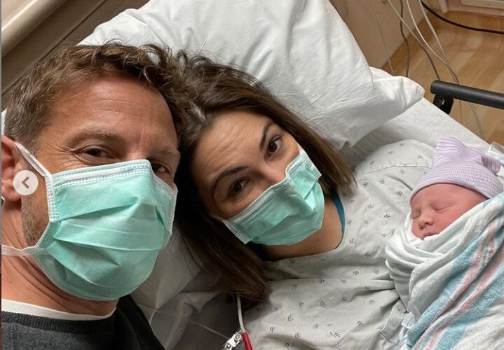 Jenson Button’s fiancée Brittny Ward gives birth to baby daughter