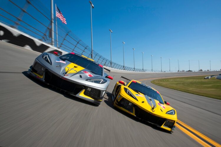 Corvette Racing No. 4 drivers meet the press