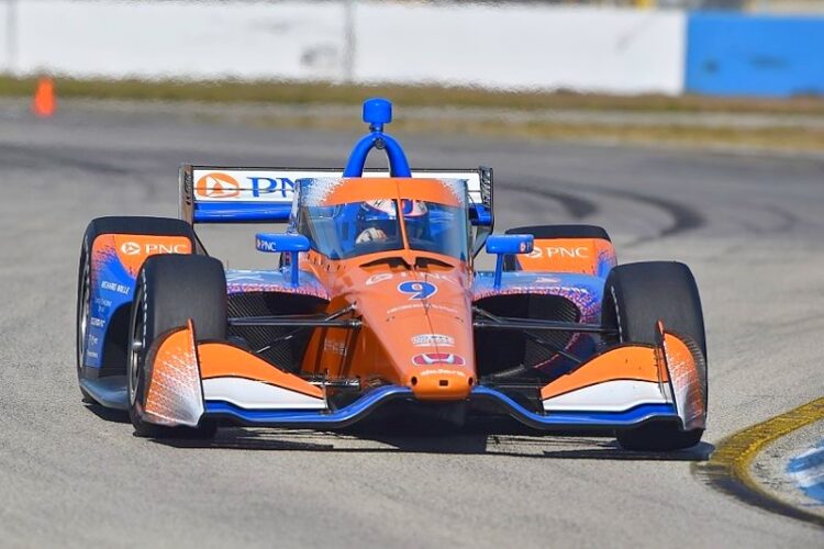 Ganassi IndyCar team runs 1-2-3 in first preseason test of 2021