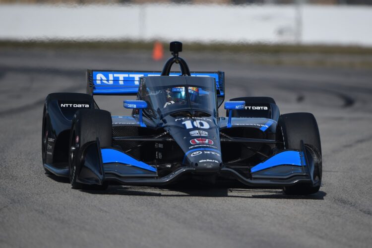 Palou tops Tuesday Ganassi IndyCar test at Laguna Seca