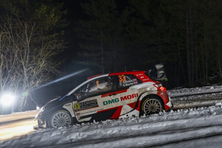 WRC Monte Carlo: Toyota first and second after a demanding day