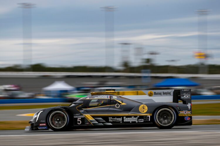 #5 Mustang Sampling Cadillac tops third Roar practice session