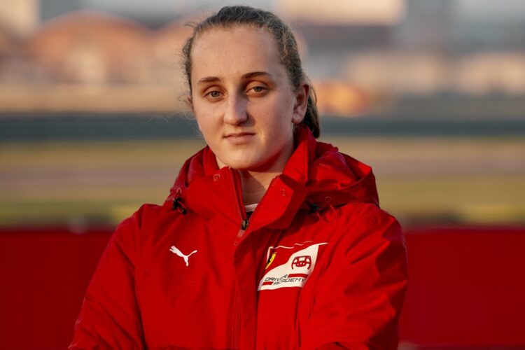 Ferrari signs first female driver to its F1 team’s driver academy