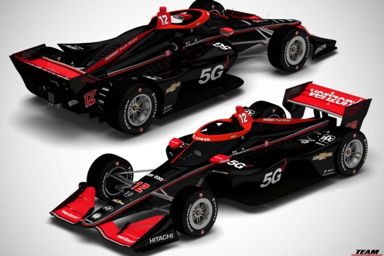 Will Power to race with Verizon 5G livery