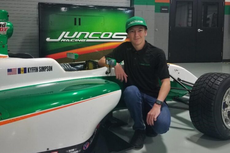 Juncos Racing Adds Kyffin Simpson to 2021 Indy Pro 2000 Line-Up