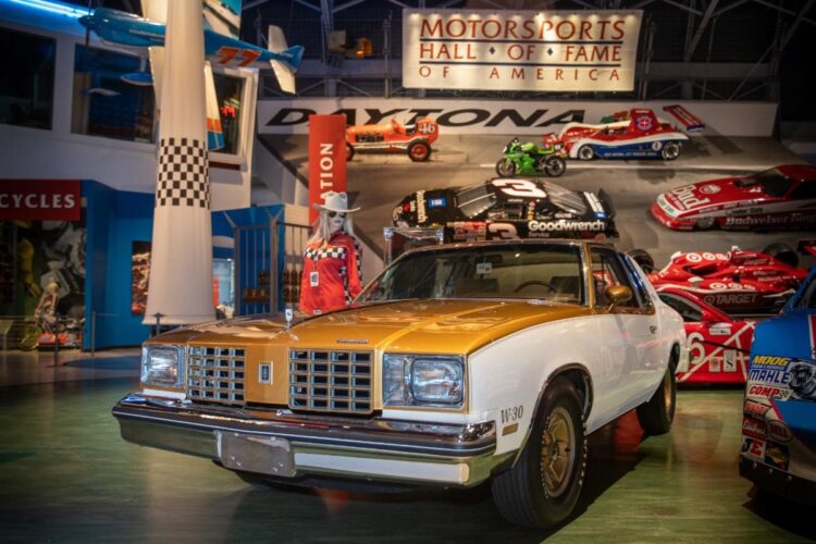 Linda Vaughn Donates Personal Hurst/Olds W30 to Motorsports Hall of Fame