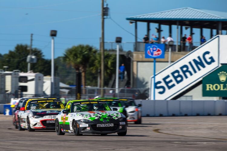 Mazda MX-5 Cup Adds Sebring to 2021 Schedule