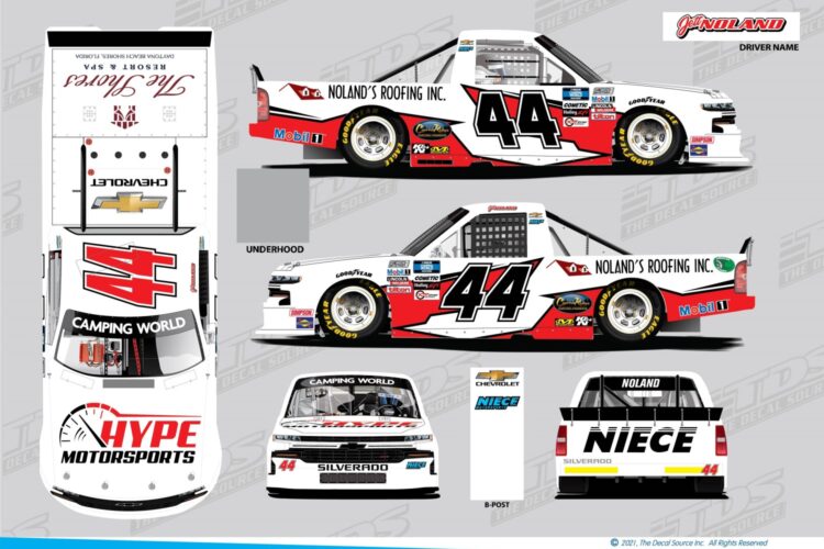 Jett Noland to Compete in Partial Truck Series Schedule in 2021