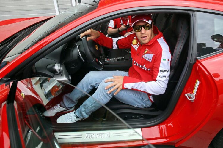 Vettel selling all his Ferrari cars