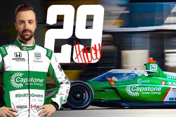 Hinchcliffe to run Capstone sponsorship in six races