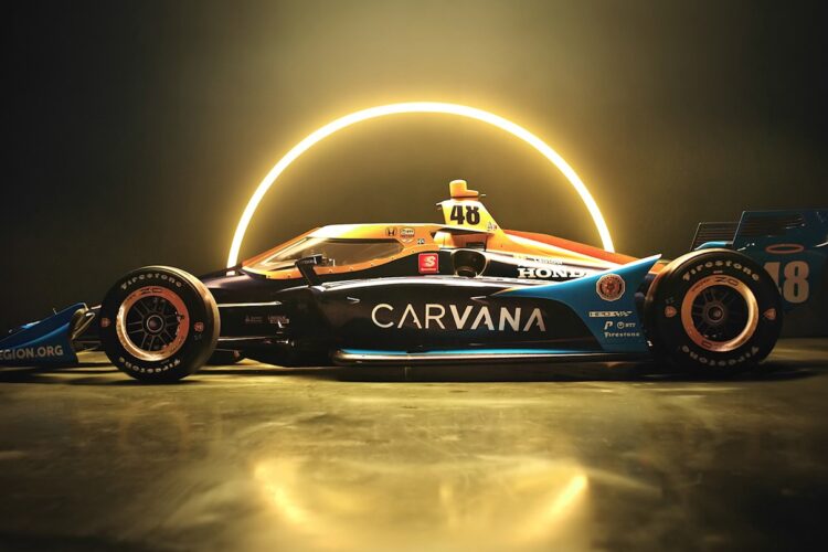 Carvana Unveils Paint Scheme for No. 48 Jimmie Johnson IndyCar Honda
