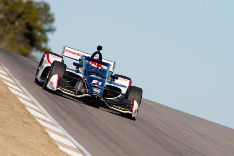 Veekay tops Tuesday IndyCar times at Barber