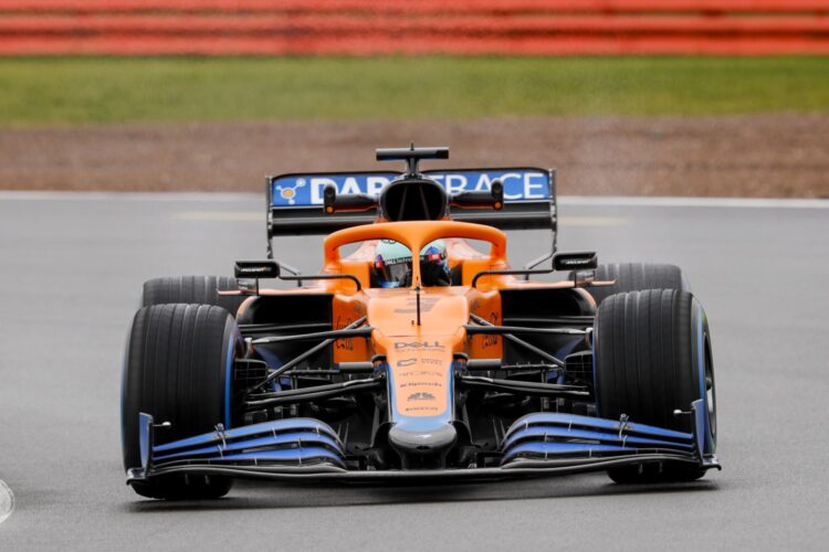 Video: Daniel Ricciardo’s McLaren MCL35M debut