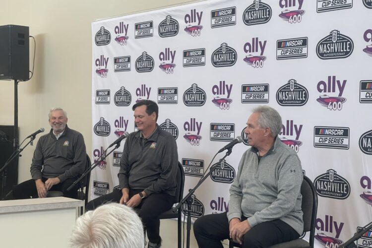 NASCAR legends attend Goodyear Tire Test at Nashville Superspeedway