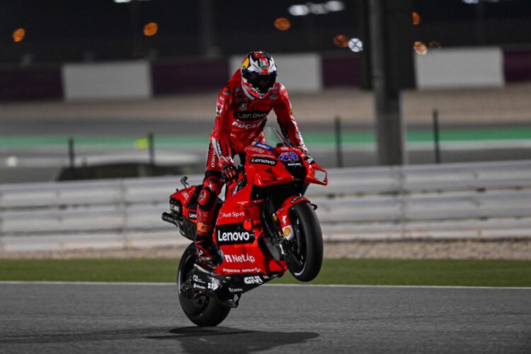 MotoGP: Miller leads factory Ducati 1-2 in Qatar Friday practice