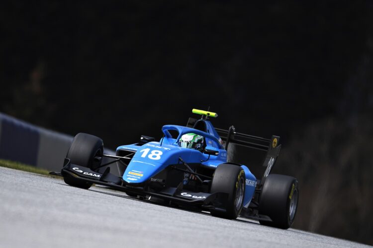 Collet breaks F3 track record at the Red Bull Ring