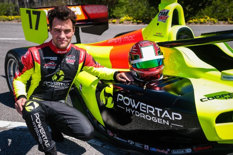 Powertap Hydrogen Fueling Corp. to back Defrancesco’s Andretti Indy Lights car