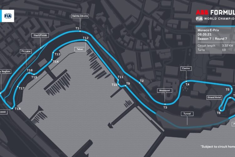Formula E reveals Monaco E-Prix layout – same as F1