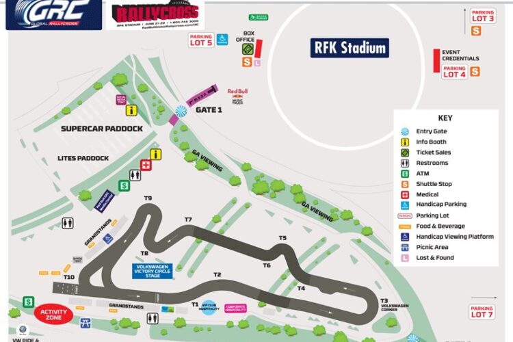 Volkswagen Rallycross DC Track Layout Unveiled