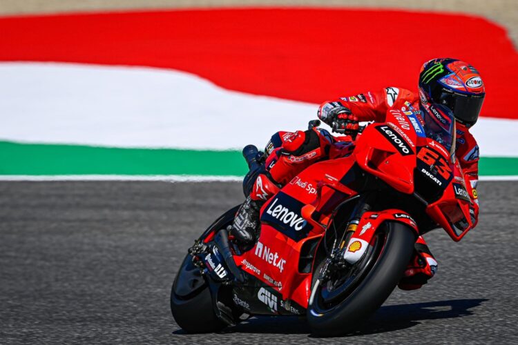 MotoGP: Bagnaia tops third Mugello practice with lap record