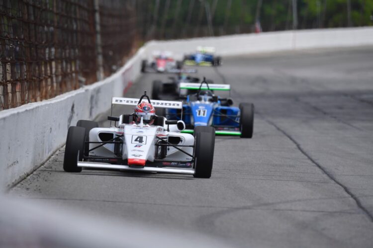 d’Orlando Leads From Flag to Flag for Maiden USF2000 Oval Win