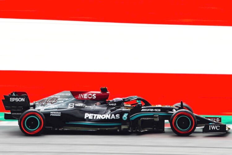 F1: Hamilton leads Mercedes 1-2 in 2nd Austria GP Practice