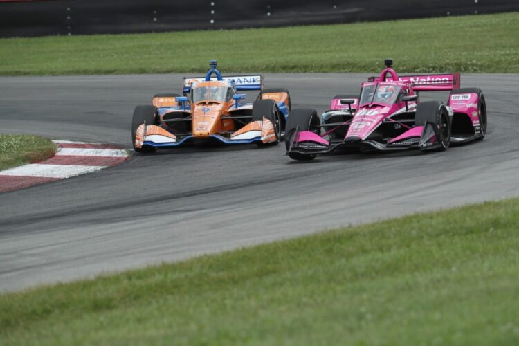 Dixon leads final IndyCar practice at Mid-Ohio