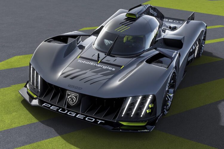 Peugeot Unveils ‘Wingless’ 9X8 Le Mans Hypercar