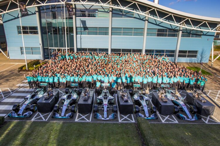 Mercedes F1 Announces Revenue Of Â£338.4M For ’18