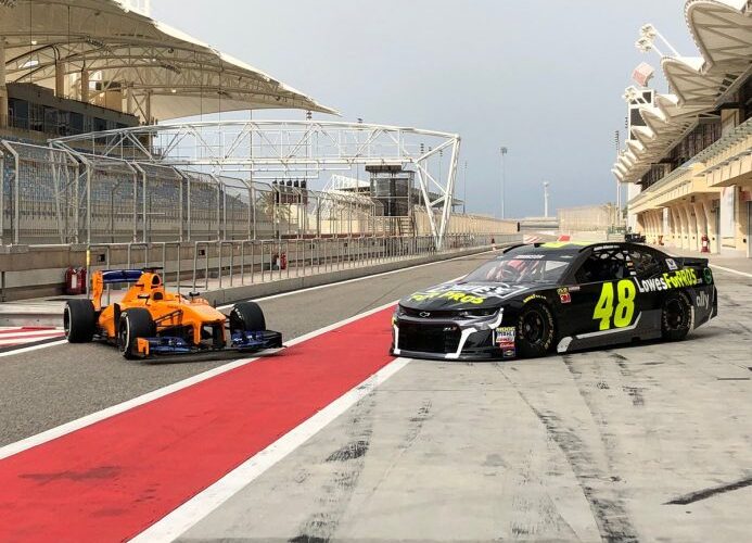 F1 car over 30 secs per lap faster than a NASCAR Cup Car