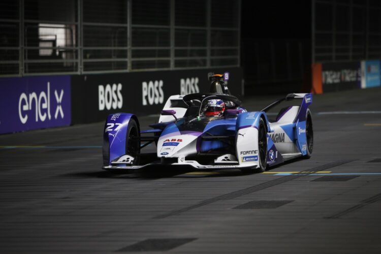 Formula E: Andretti/BMW’s Dennis schools the field in London