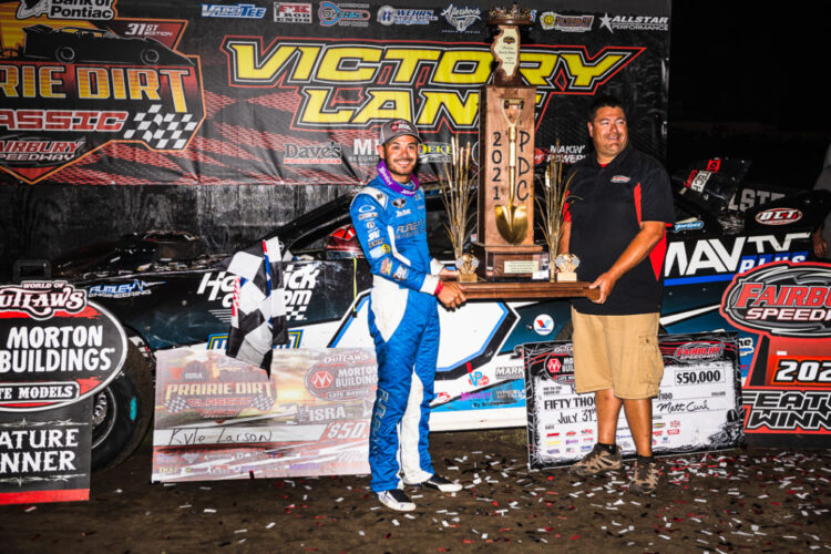 ‘Not Cancelled’ Kyle Larson wins 31st edition of the Prairie Dirt Classic