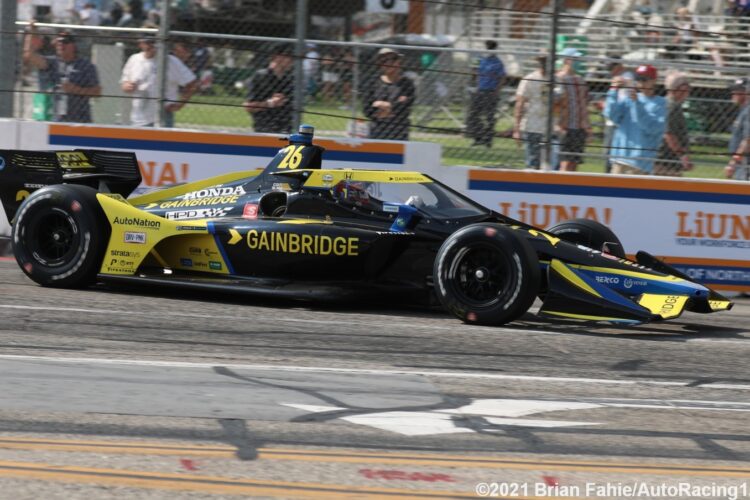 IndyCar: Herta tops Long Beach morning warmup  (Update)