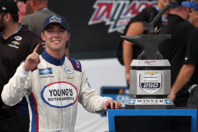 Tate Fogleman bags win in NASCAR Truck wreckfest at Talladega