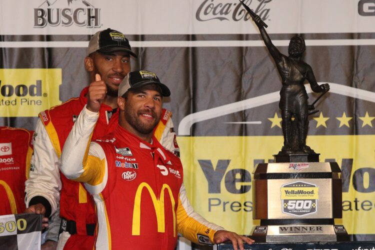 NASCAR: Rain hands victory to Bubba Wallace at Talladega