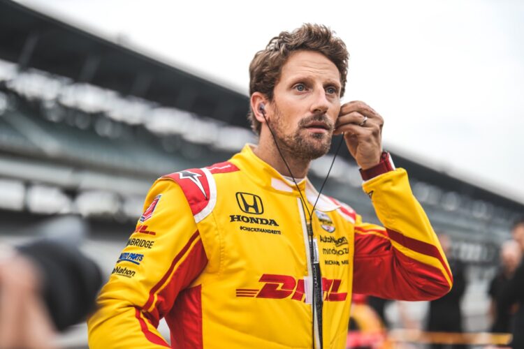IndyCar: Scenes from Grosjean and Johnson Indy 500 Rookie Test  (Update)
