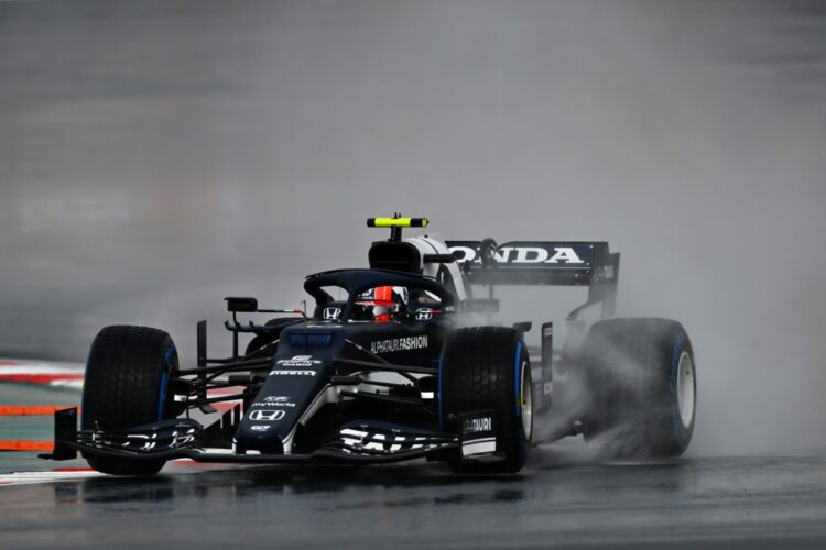 F1: Gasly tops wet Practice 3 in Turkey