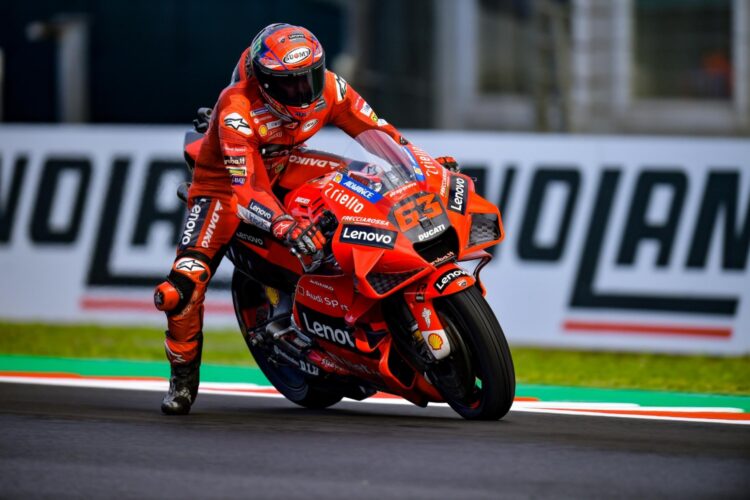 MotoGP: Bagnaia leads Ducati 1-2 in qualifying at Misano