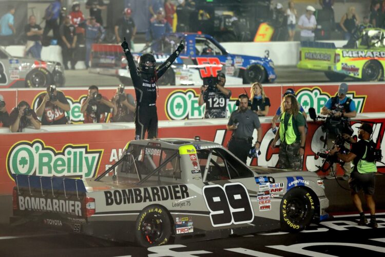 NASCAR: Ben Rhodes wins Truck championship, as Chandler Smith sweeps title race