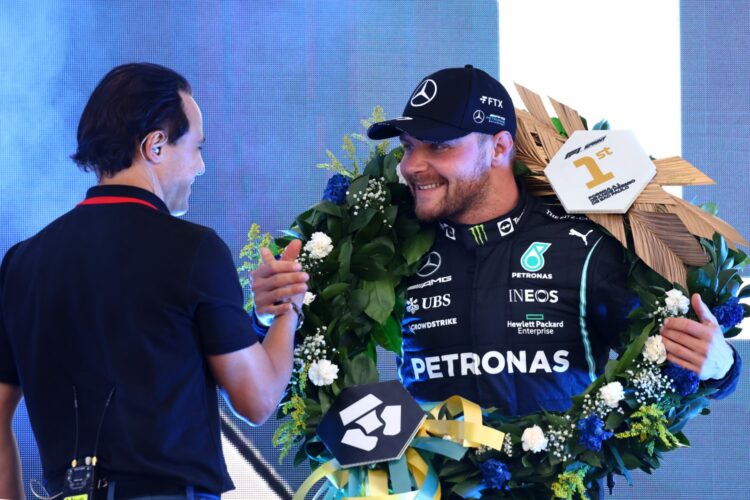 F1: Bottas holds off Verstappen to win Brazil Sprint race